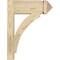 Ekena Millwork Thorton Arts & Crafts Rough Sawn Outlooker, Douglas Fir, 6"W x 14"D x 18"H OUT06X14X18THR03RDF - alternate 2